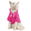 QWINEE Basic Dog Hoodie, Dog Warm Jacket, Cat Apparel, Dog