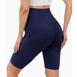 BAYDI Creamlush Pack of 2 Maternity Shorts - 20 cm Soft Maternity Cycling Shorts for Yoga Home Pyjamas Pregnancy Leggings, 2 Pack - Black/Navy, XL