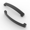 FURNIWARE 5 Pack Cabinet Handles, Hardware Drawer Pulls, Aluminum Kitchen