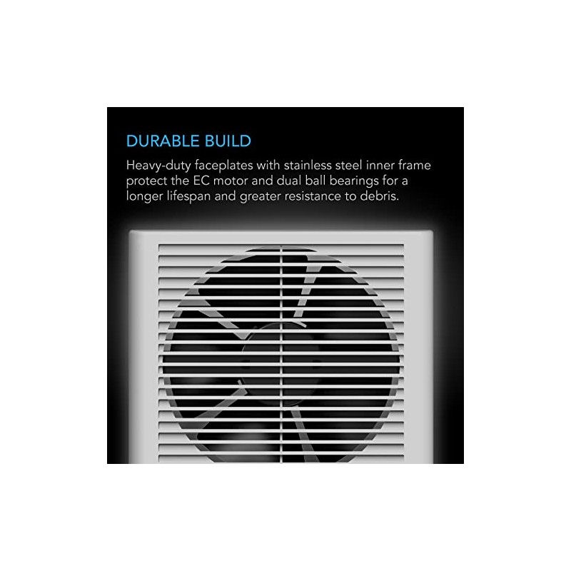 AC Infinity Room to Room Fan 8”, Two-Way Reversible Airflow
