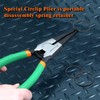 SPEEDWOX Special Angle Tip Lock Ring Pliers 8-Inch Retaining Rings