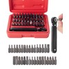 Bates Choice Mini Ratchet Set, 34 pcs, Cr-V Steel, 1/4"