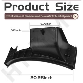 HTJYMY 139-8982 114-7961 Rear Baffle for Toro 22" Recycler Lawn Mower, Fits 20332, 20332C, 20333, 20333C, 20334, 20334C, 20337, 20337HD, 20338, 20340 Model