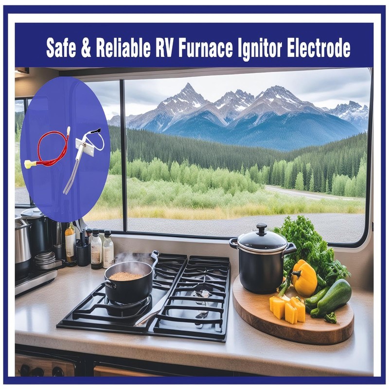 34570 RV Furnace Flame Sensor & Ignitor Kit for Atwood