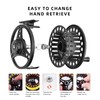 SF Large Arbor Fly Fishing Reel with Aluminum Alloy Body