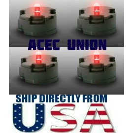 MG 4 X High Quality MG 1/100 QANT Raiser Gundam RED LED Lights - U.S.A. SELLER