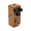 Overdrive Effect Pedal Earthy Yellow Metal Guitar Accessories with Gold