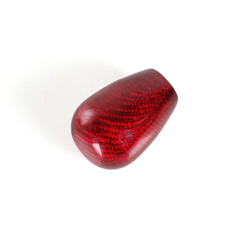 ANNX JDM Universal Red Carbon Fiber Automatic Car Gear Shift