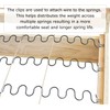 Huyfoig 60 Pack Sofa Spring Repair Kit, Upholstery Stay Wire