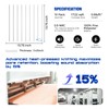 10Pack Self-Adhesive Soundproof Wall Panels, 15.7 x 15.7 x 0.4