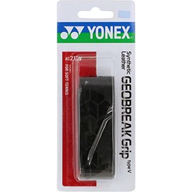 Yonex Tennis Grip Tape Synthetic Leather GEO Grip V Black (007) AC212V