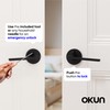 Okun Muse 1 Pack Privacy Door Handle for Bathroom and