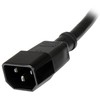 StarTech.com PXT1001 1-Feet Standard Computer Power Cord Extension, C14 to