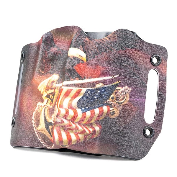 Infused Kydex USA Eagle On Flag OWB Holster (Right-Hand, for Taurus 24/7 Gen 1)