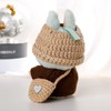 Brown Doll Clothes Set 3-Piece Doll Accessories
