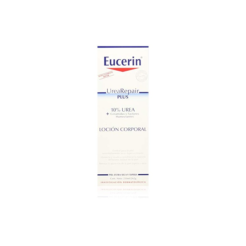 Eucerin Loción Corporal Crema Urea 10%, Urea Repair, 250 ml