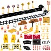 Felicify Construction Traffic Sign Set, 45PCS Construction Sign Toys Set,