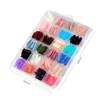 ieron 24 Colours 576 Pieces Artificial Nails Acrylic for Nail