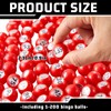 Liliful 200-Piece Raffle Bingo Ball Set - Numbered 1-200 with