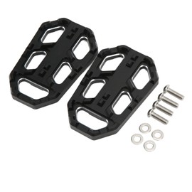 2PCS Motorcycle Widen Footrest Pedals Aluminium Alloy Replacement for CB500X 2015‑2016Black