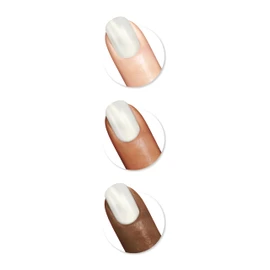 Sally Hansen Color Therapy Nail Polish | Biotin, Argan Oil, Long Lasting, Healthy Nails, Nail Strengthener, Sheer | 111 Fluer-t | Light Ivory Pearlescent Nail Color