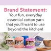 Lily Sugar N Cream Cones Orchid Yarn - 1 Pack