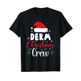 Dermatology Christmas Crew Xmas Matching Dermatologists Derm T-Shirt