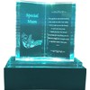 Elegant Glass Plaque with Heartfelt Sentimental Quote – Present for