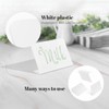 Set of 15 Mini Whiteboard, Small Dry Erase Food Signs