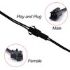 jose2015 2PCS EL Wire Splitter 7 Way,7 Female to 1