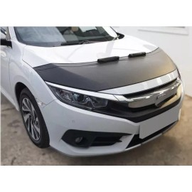 Fits 2012-2015 Honda Civic Sedan Car Bonnet Mask Hood Bra Black 1 Pc