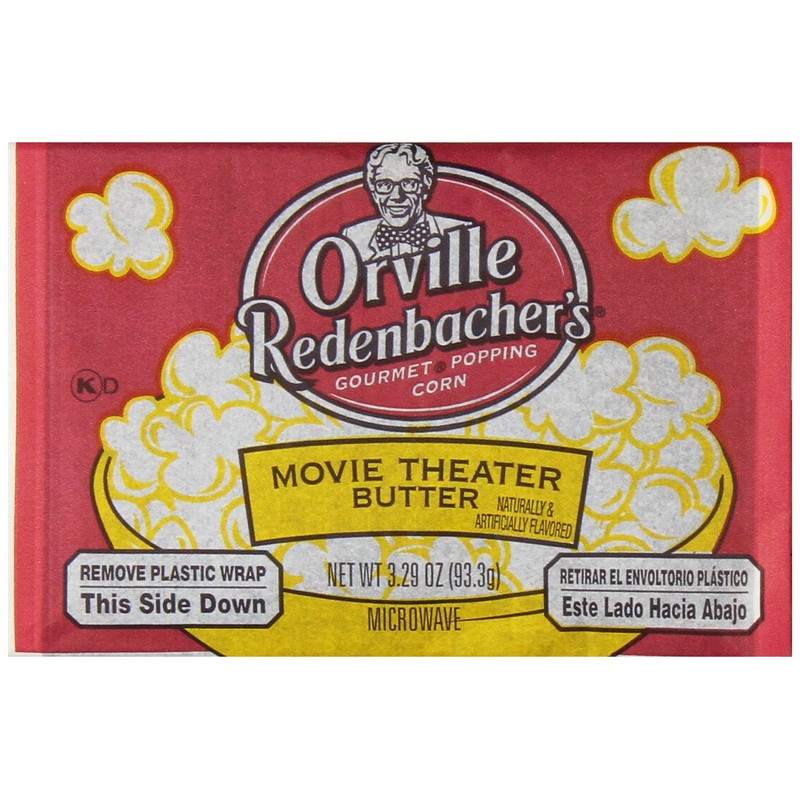 Orville Redenbacher's Microwave Popcorn, Movie Theater Butter Flavor, 3.29 oz.,