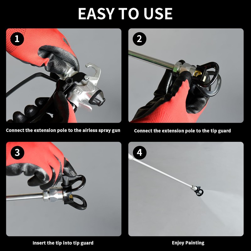 AEROPRO Tools Airless Paint Sprayer Extension, 24 Inch (60cm) Sprayer