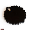 DecorContreras Handmade Small Gold Round Mirror 6in | Peruvian Hand-Carved