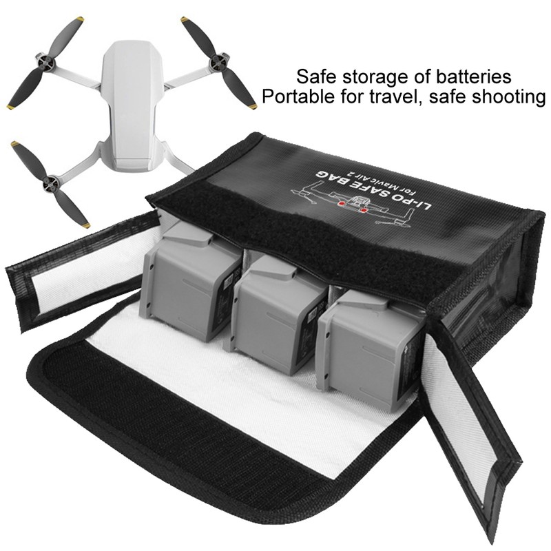Drone Battery Safe Bag Explosion Proof Fireproof Storage Protective Case