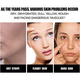 Instant Face Lift Cream, Instant Face Lift Serum,Hyaluronic Acid Serum For Face,Skin Tightening Cream for Face Facial Skin Care,Vitamin C Face Serum, For Firming, Lifting, And Anti-Aging