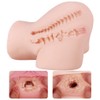 Generic Male Mastusbafor Realistic Textured 3D Tight Sleeve masturebstor for Man, Pocket Puzzy Silicone Sweater Mastusba Hands for Man 10W