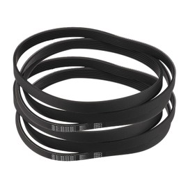 sourcing map 2pcs 560J6 PJ V-Ribbed Belt 6 Ribs 56" Length x 0.55" Width x 0.14" Height, EPDM Rubber Poly V Belt, Multi Wedge Micro V Belt