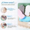 Esponja de Baño Exfoliante 3D Supersuave para Piel Muerta (Rosa