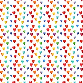 Tischdeko Table Decoration 20 Pieces Napkins Many Colourful Hearts Love
