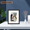 OMISHE 8x10 Picture Frames Black for Wall Hanging or Tabletop,