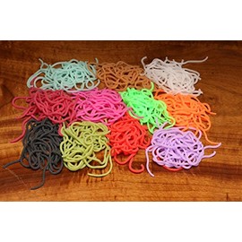 Hareline Caster's Squirmito Squiggly Worm Material, FL Yellow