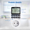 Digital Timer Socket, Besvic 3680 W Timer Socket with 10