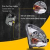Right Fog Lights Compatible With 2018 2019 2020 Chevy equinox