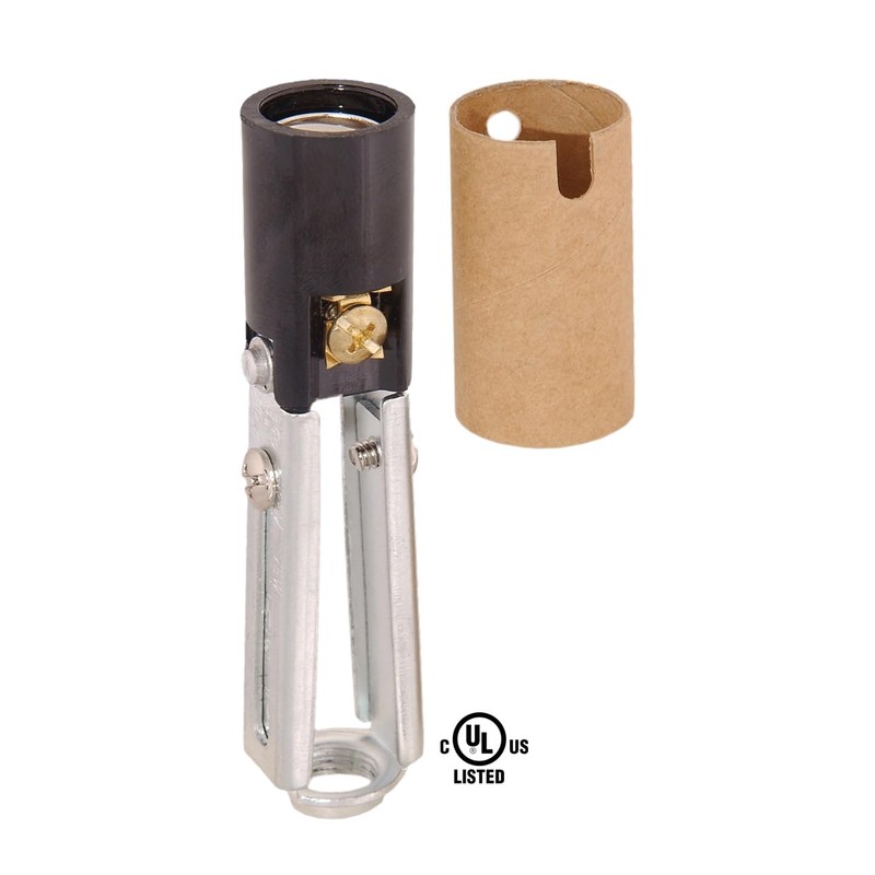 B&P Lamp® Keyless Candle Socket, Adjustable from 3-1/4 Inches to