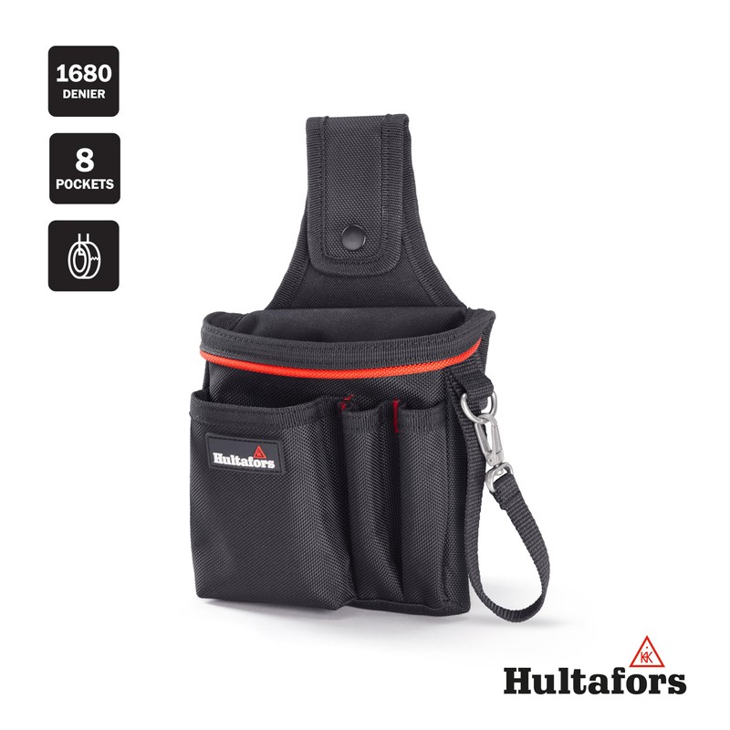 Hultafors Technician Belt Bag, Tool Holder Belt with 8 Pockets,