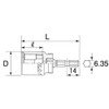 TOP Industrial Electric Drill Universal Socket Wrench W3/8' 3 Minute