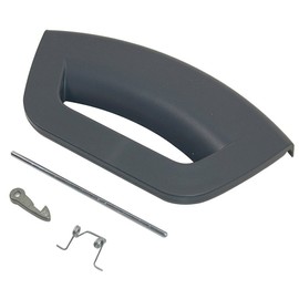 SPARES2GO Graphite Door Handle Kit Compatible with Hotpoint Washing Machine
