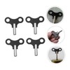 SHINEOFI 4pcs Clock Iron Keys for Clock Repair Durable Winding