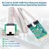 M.2 2.5G Gigabit LAN Ethernet Card, M.2 Key A+E 2.5